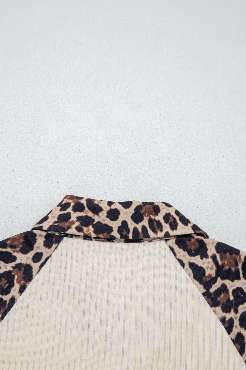 Wild Side Leopard Patchwork Button Down