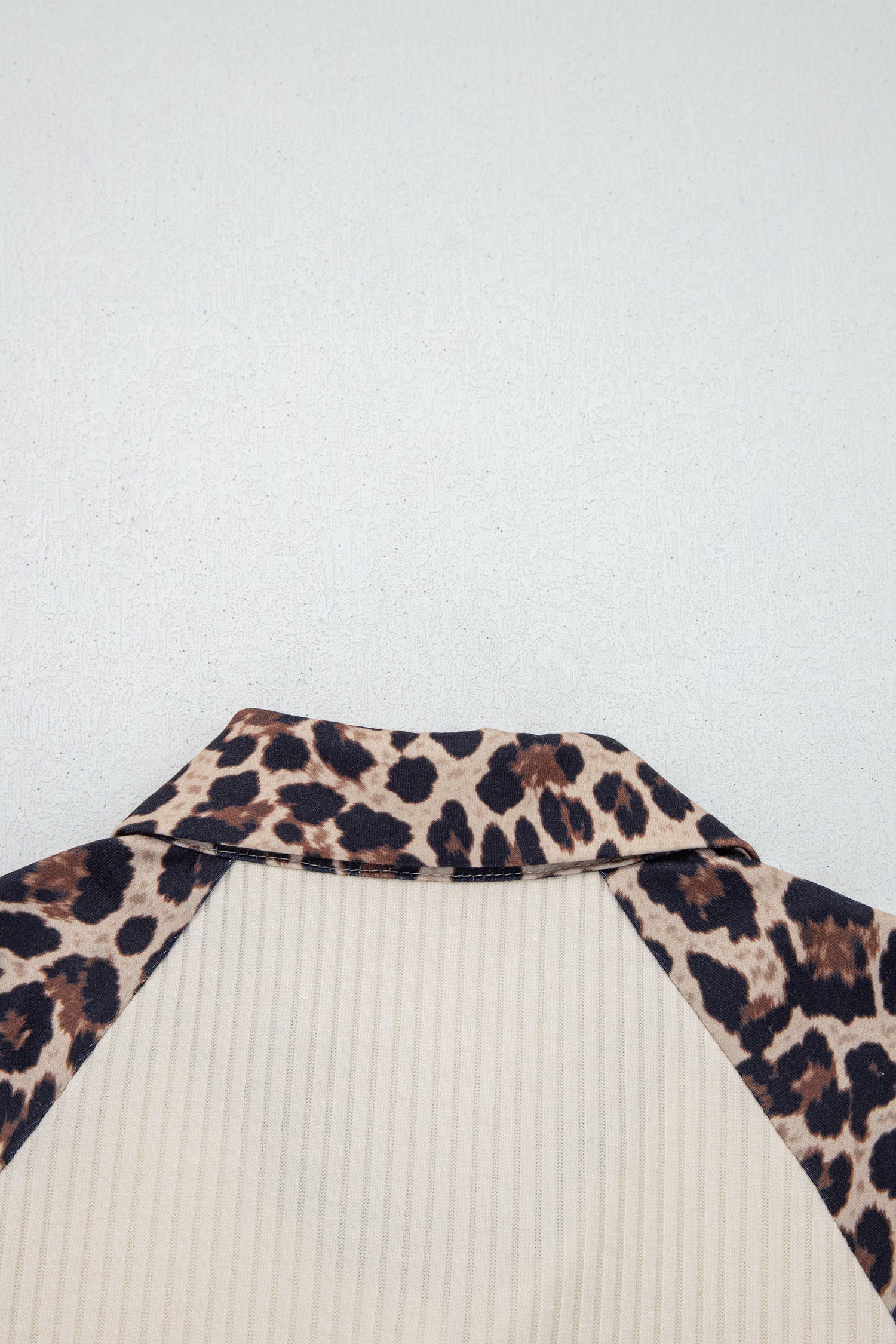 Wild Side Leopard Patchwork Button Down