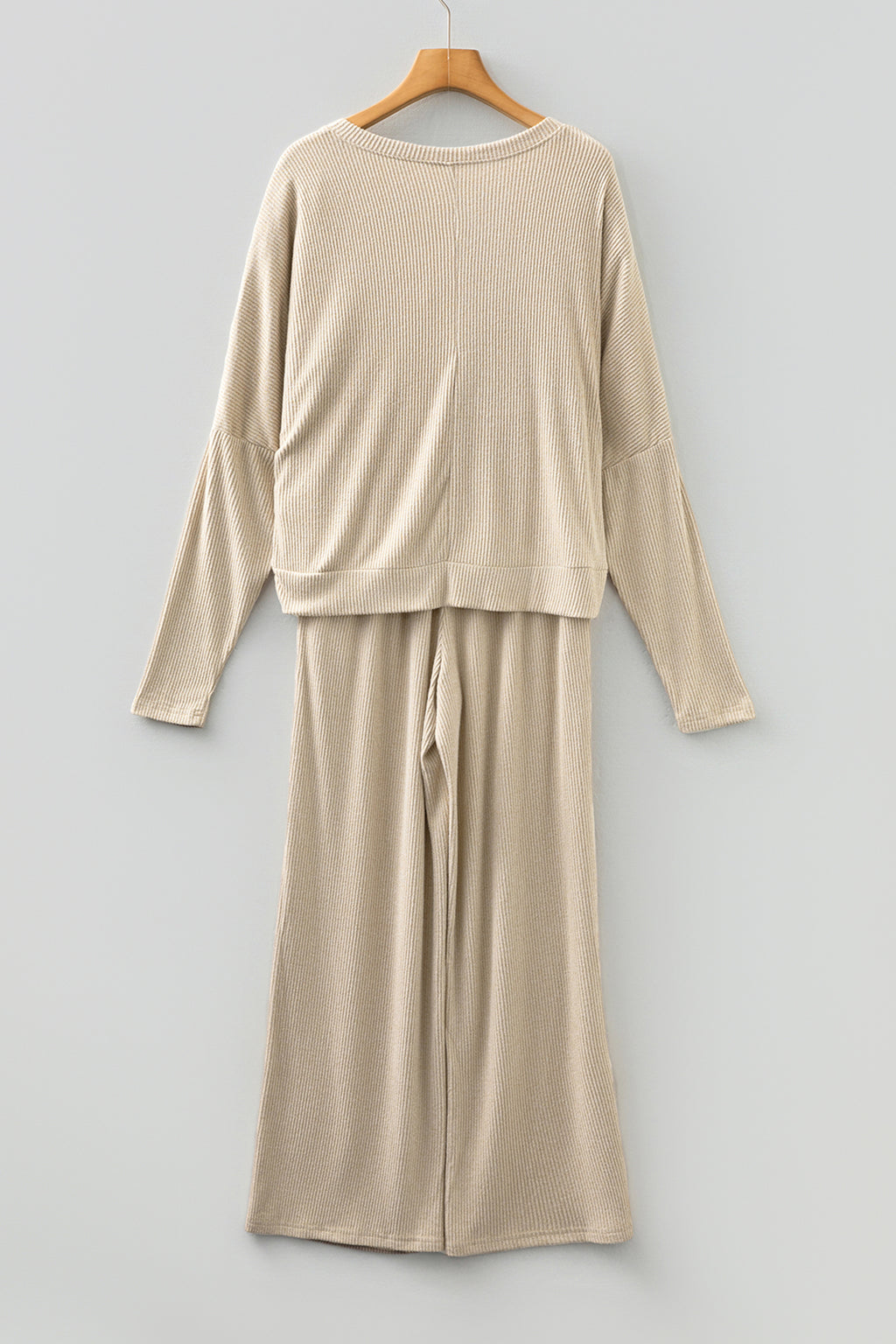 Cozy 3D Ribbed Lounge Pant Set