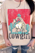 Cowgirl Rodeo Western Graphic Tee