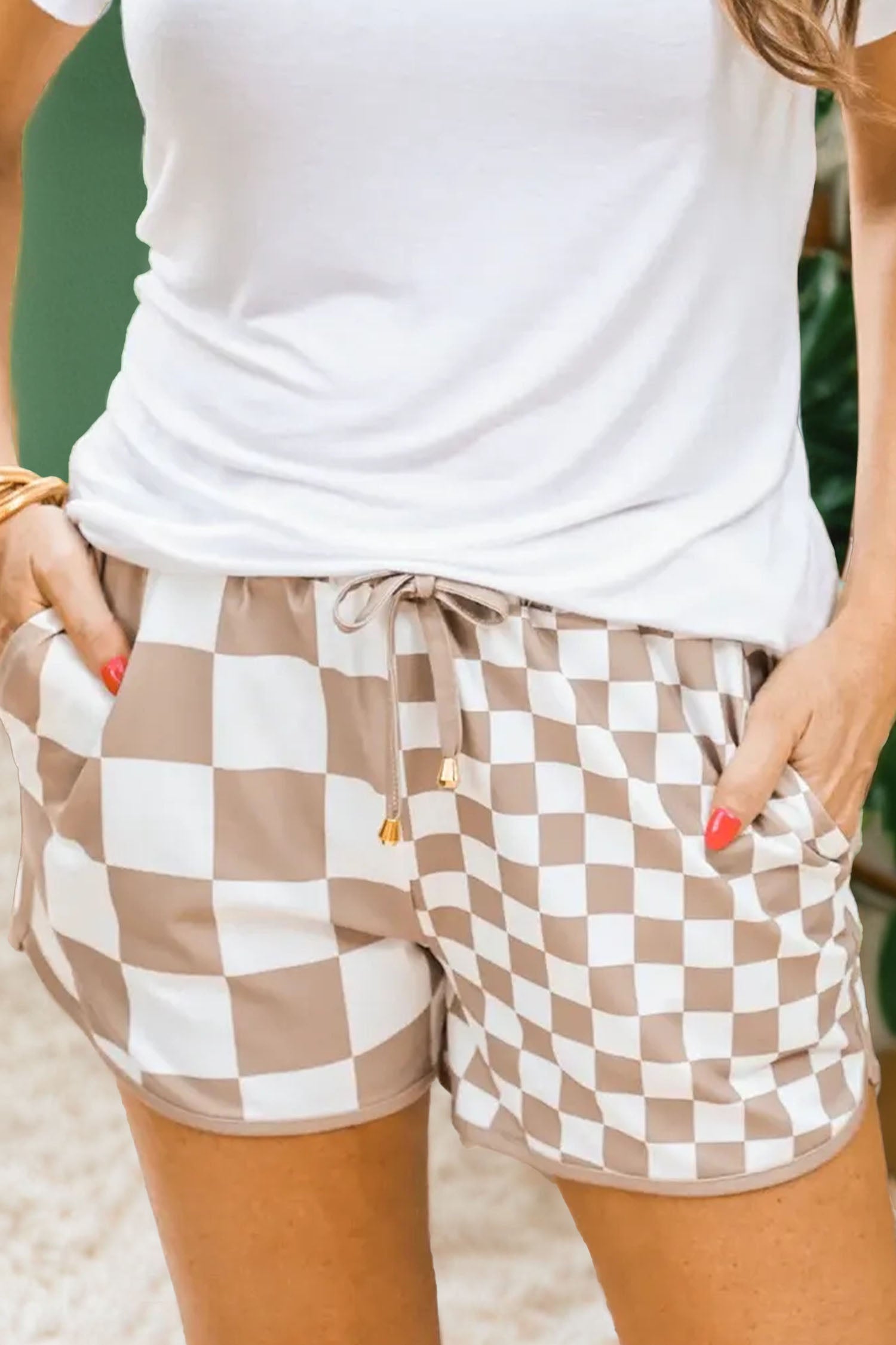 Rebel Double Checkered Shorts
