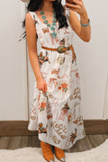 Lucky Horseshoe Western Midi Dress