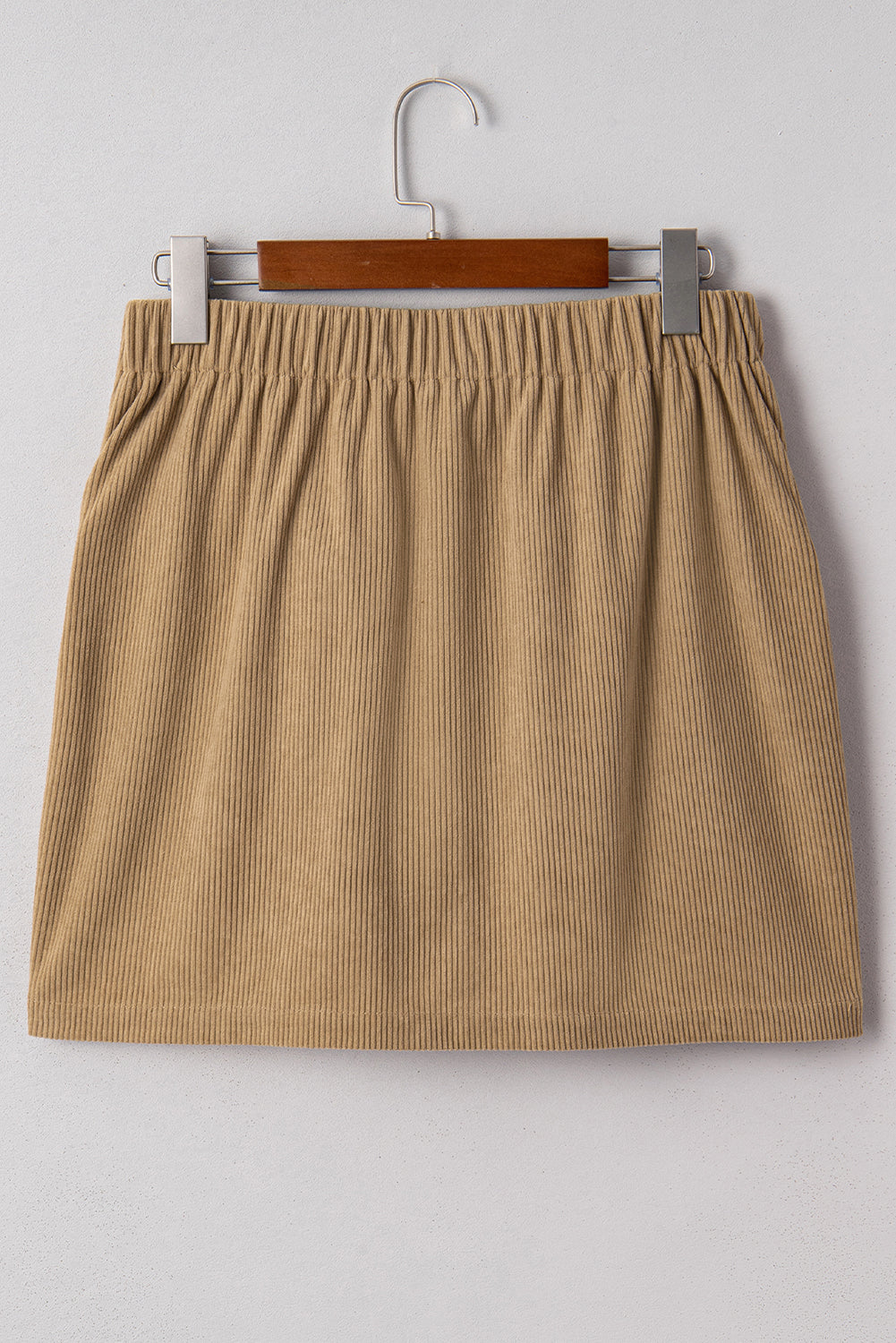 Frontier Camel Corduroy Mini Skirt