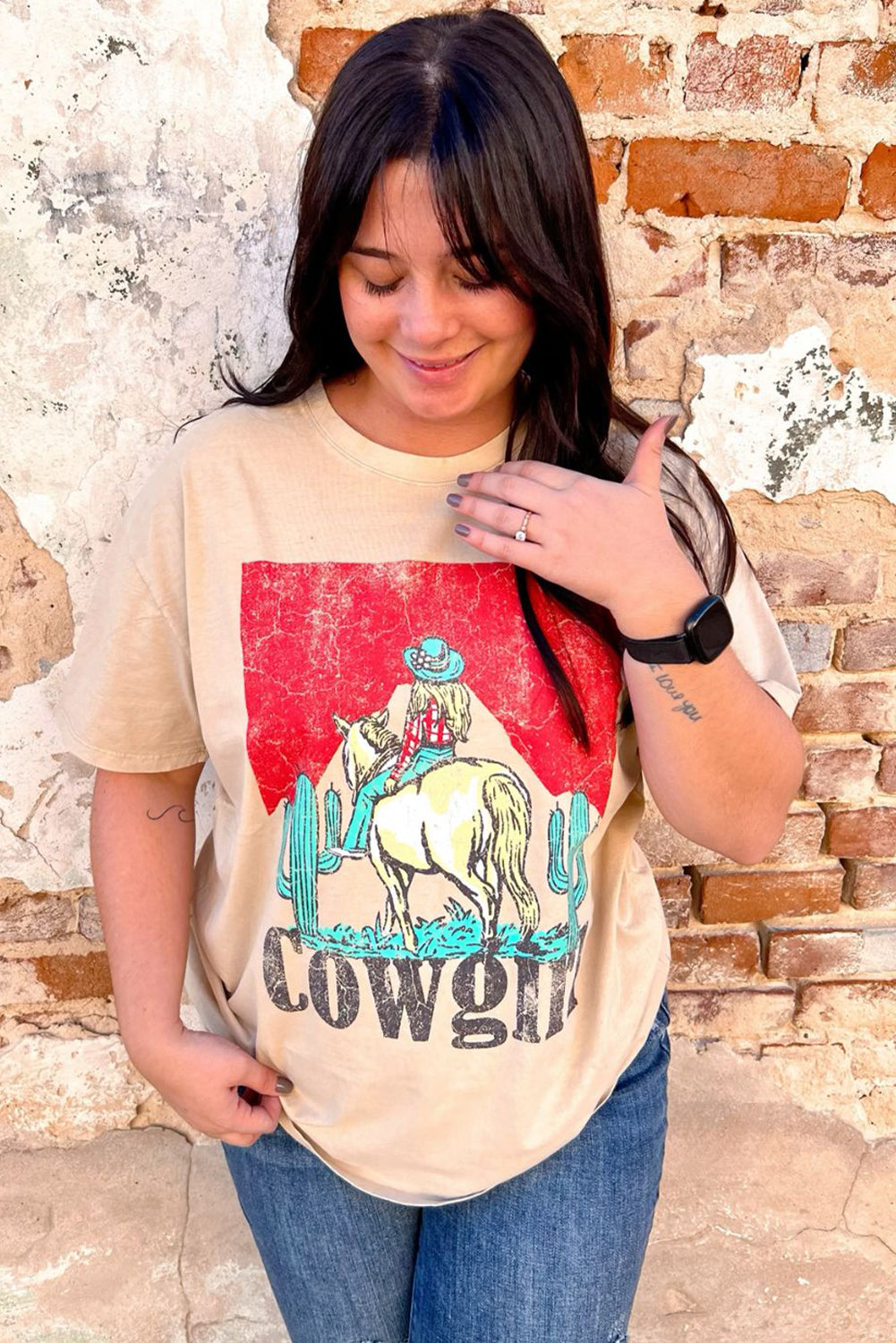 Cowgirl Rodeo Western Graphic Tee