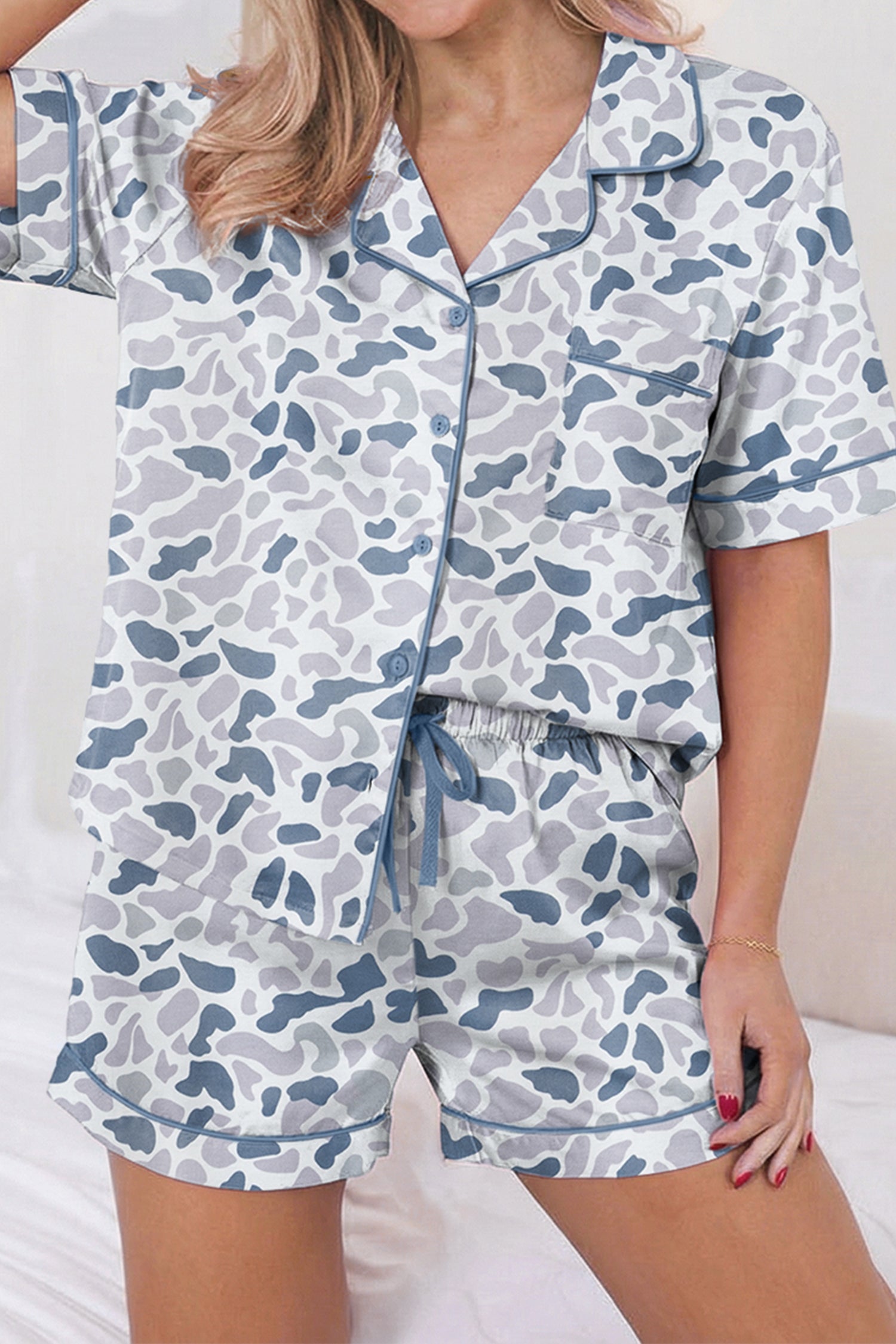 Rebel Camo Short Pajama Set