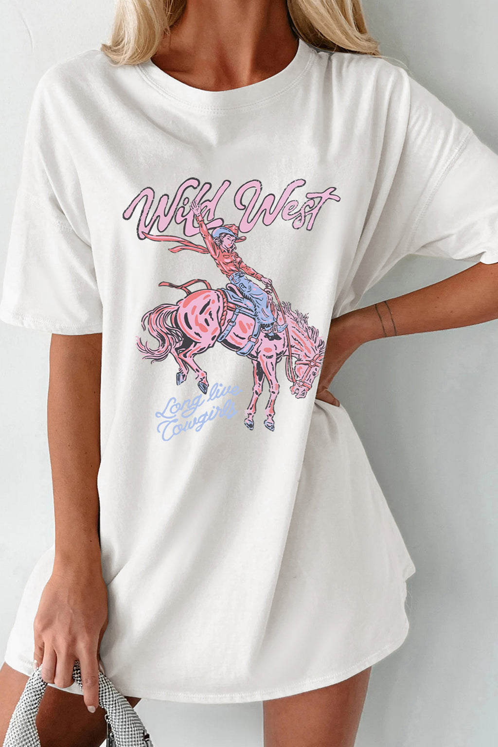 Wild West Cowgirl Rodeo Tunic Tee