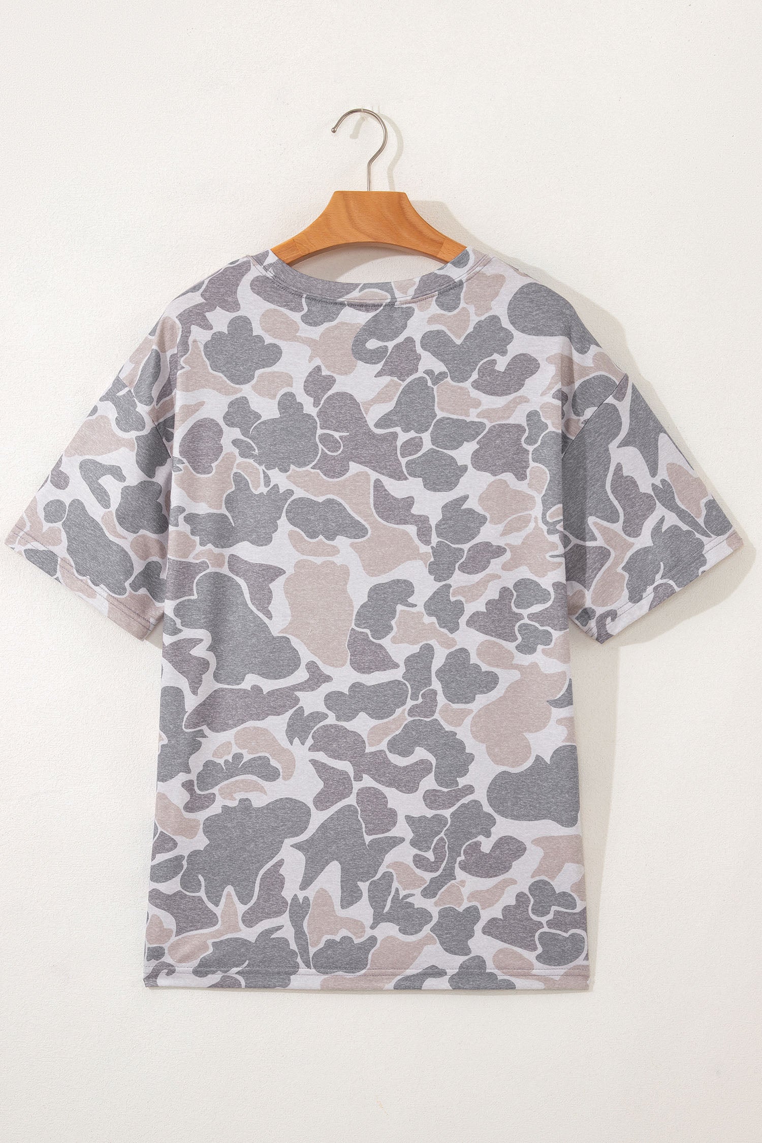 Retro Camo Oversized Graphic Tee