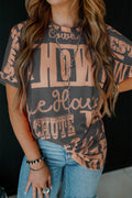 Howdy Cowboy Western Graphic Tee