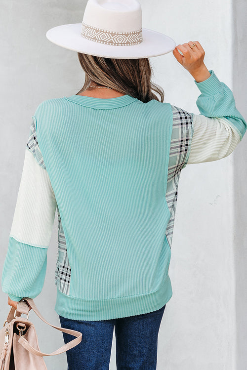 Backroad Colorblock Corded Top