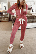 Holiday Red Stripe Lounge Pant Set