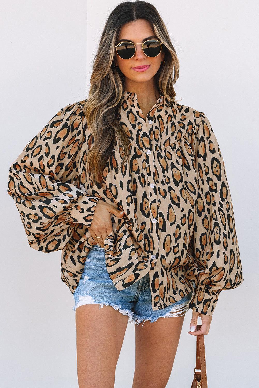 Wild Side Oversized Leopard Shirt