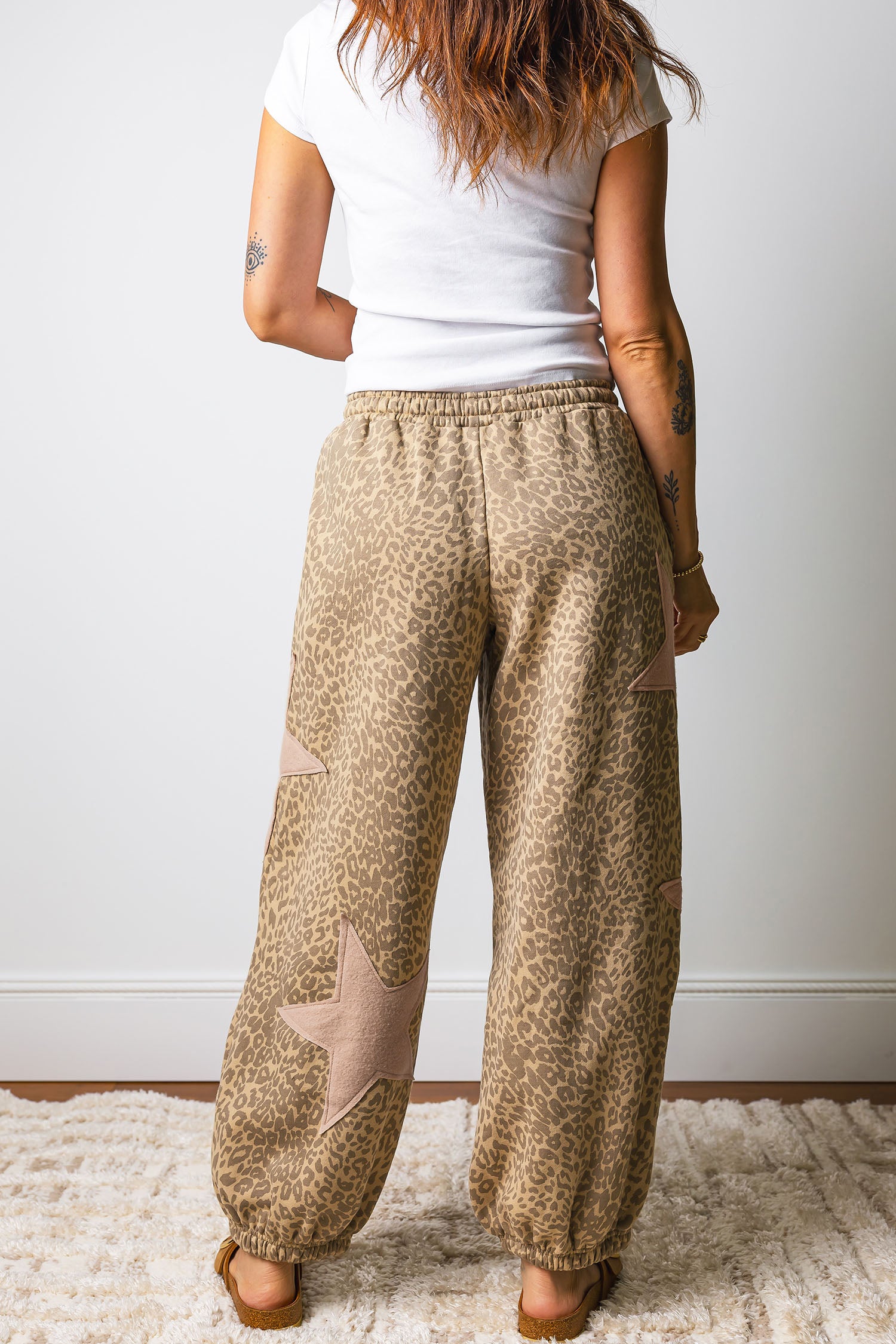 Wild Side Leopard Star Joggers