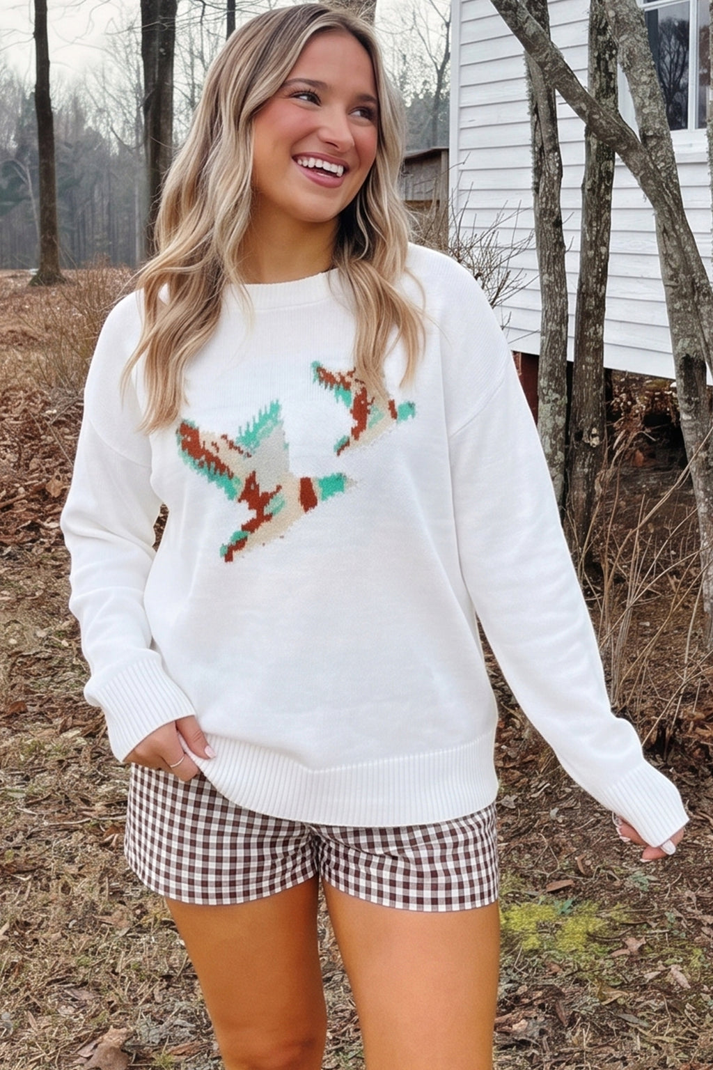 Mallard Country Pullover Sweater