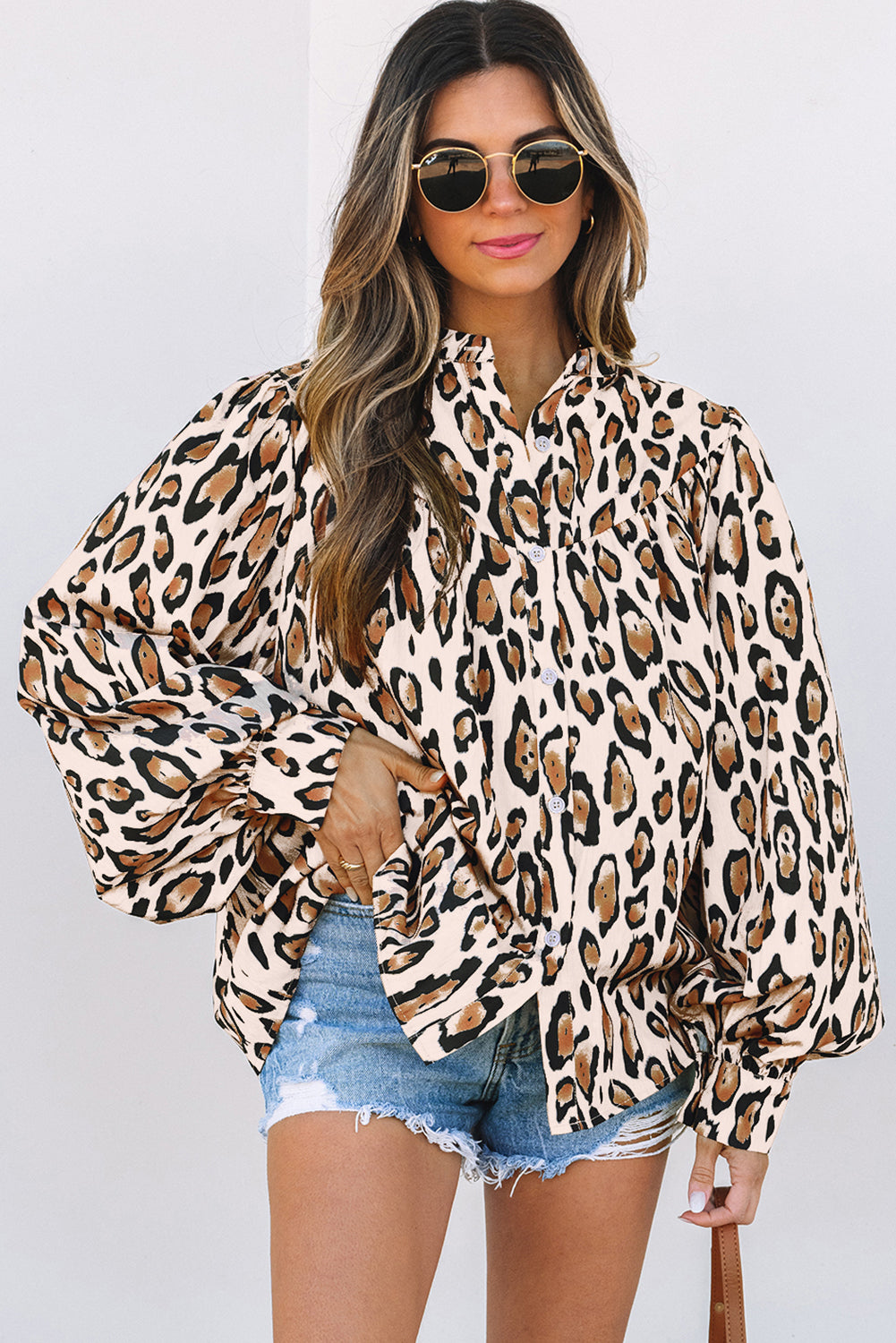 Wild Side Oversized Leopard Shirt