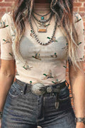 Mallard Country Mesh Top