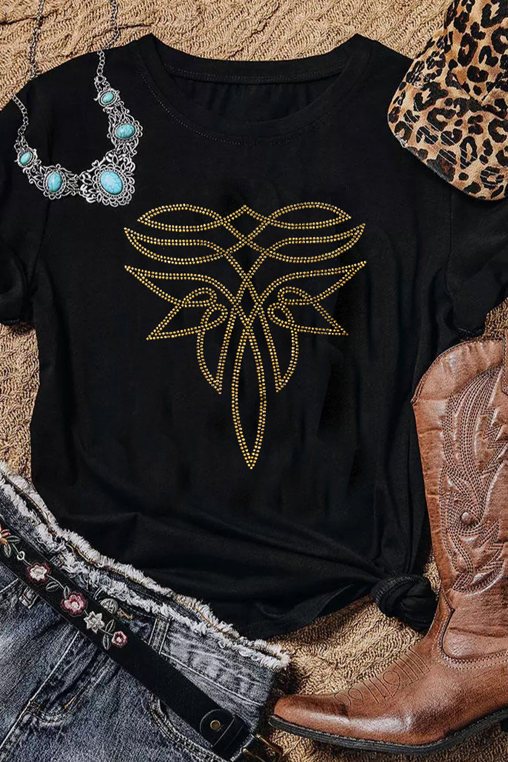 Rhinestone Rodeo Western Graphic Tee