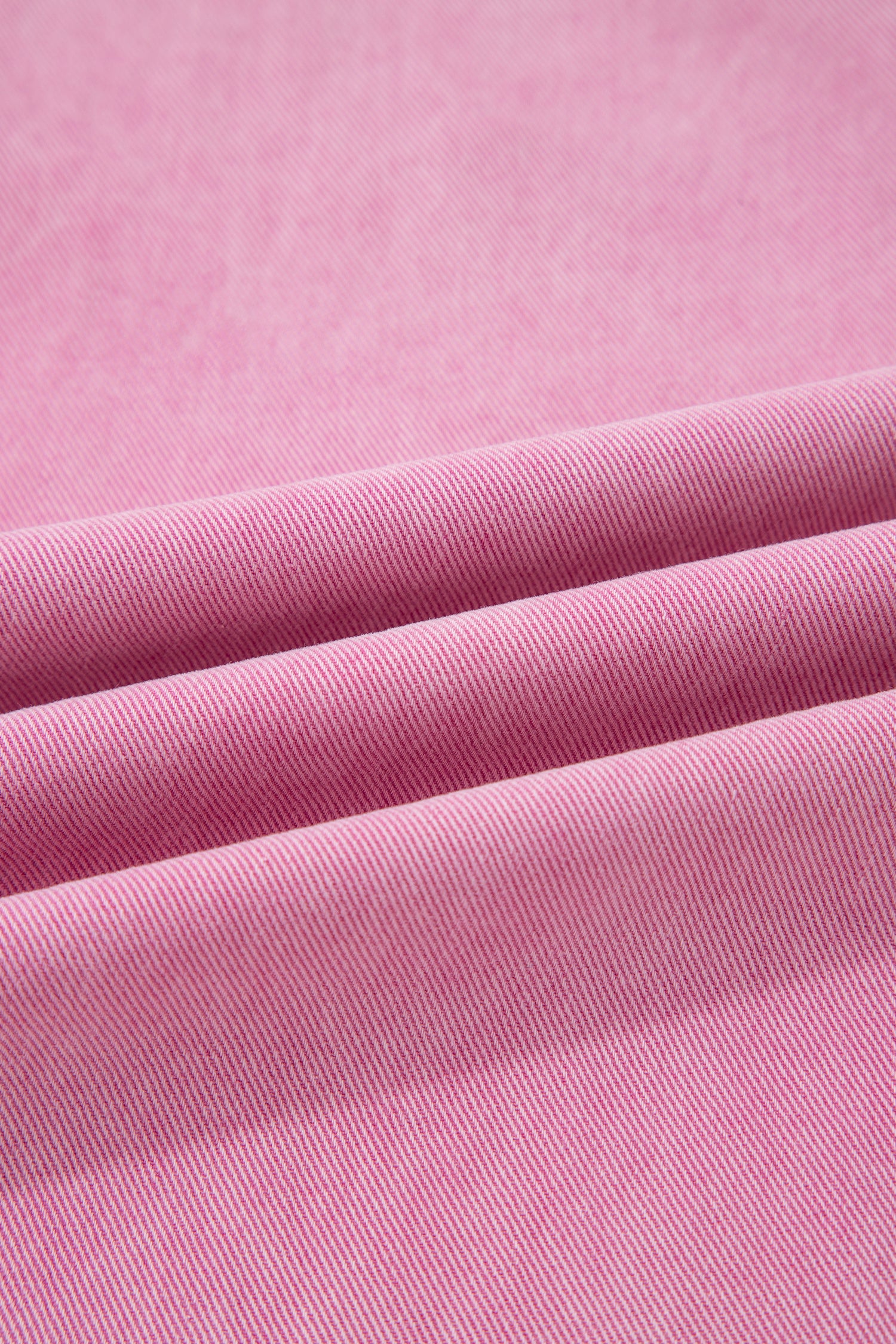 Pink Beaded Split Wide Leg Jeans
