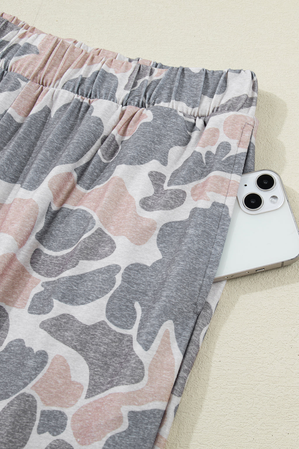 Retro Camo Wide Leg Pant Set