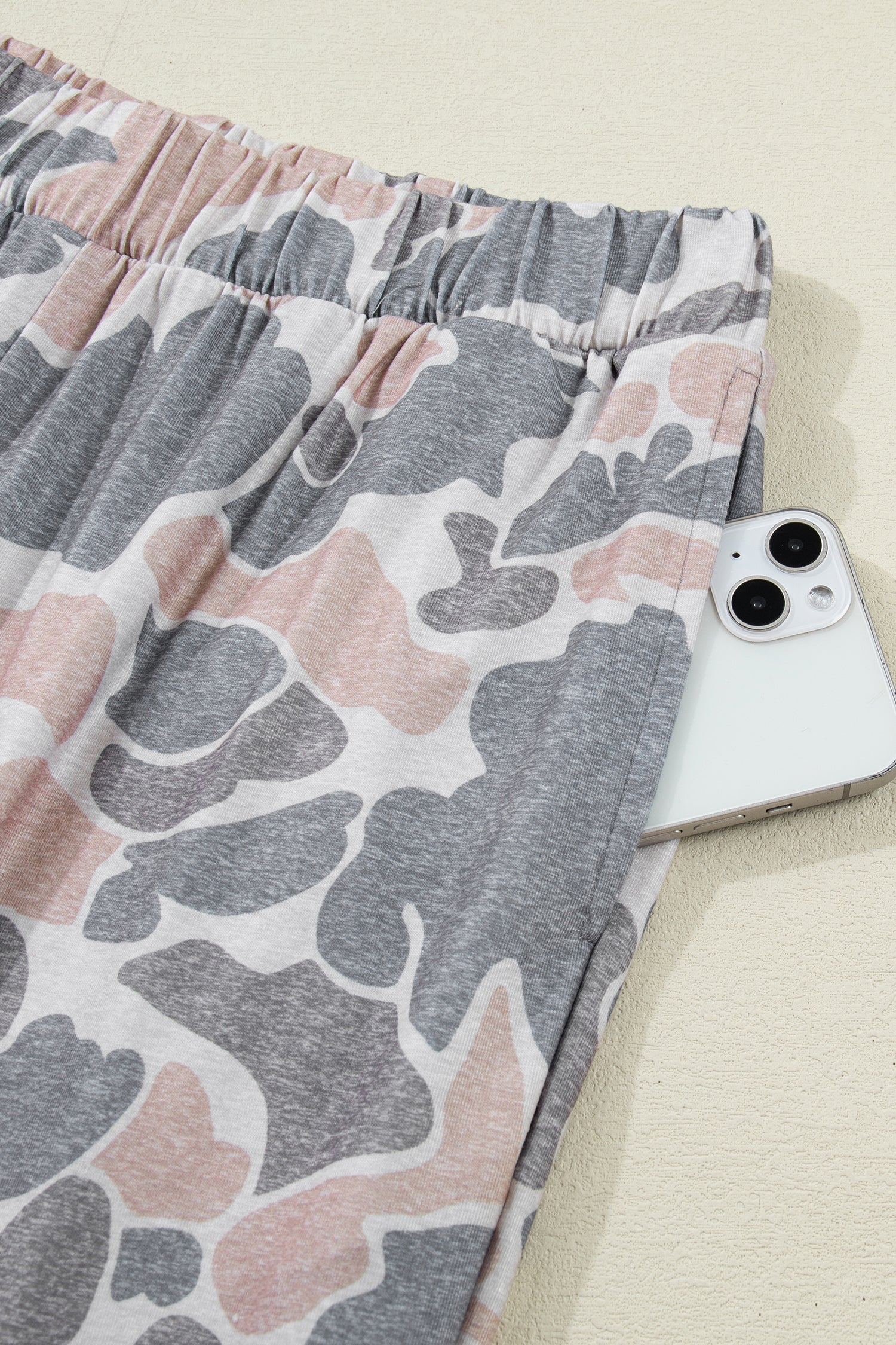 Retro Camo Wide Leg Pant Set