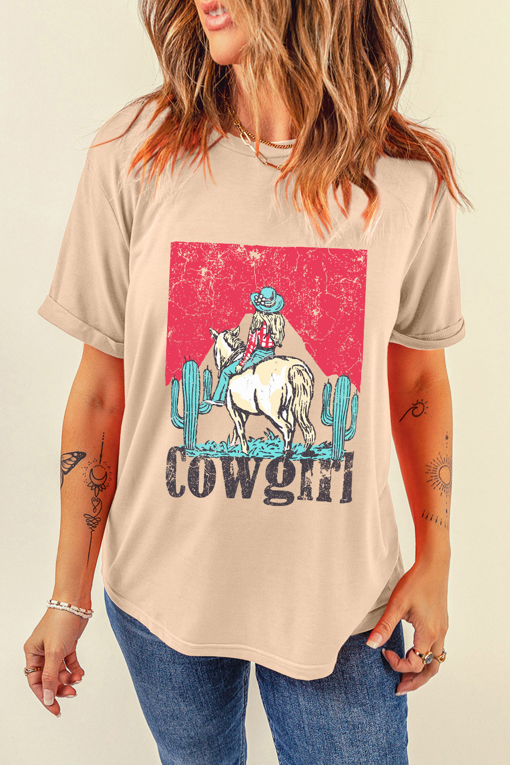 Cowgirl Rodeo Western Graphic Tee