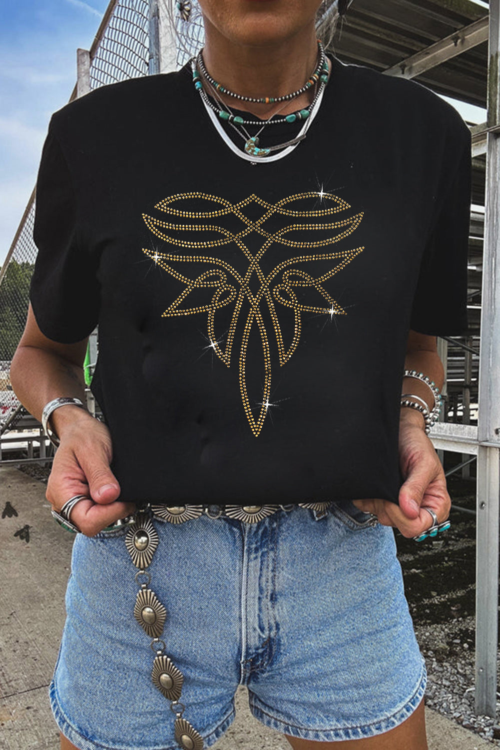 Rhinestone Rodeo Western Graphic Tee