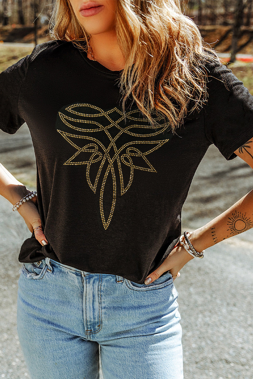 Rhinestone Rodeo Western Graphic Tee