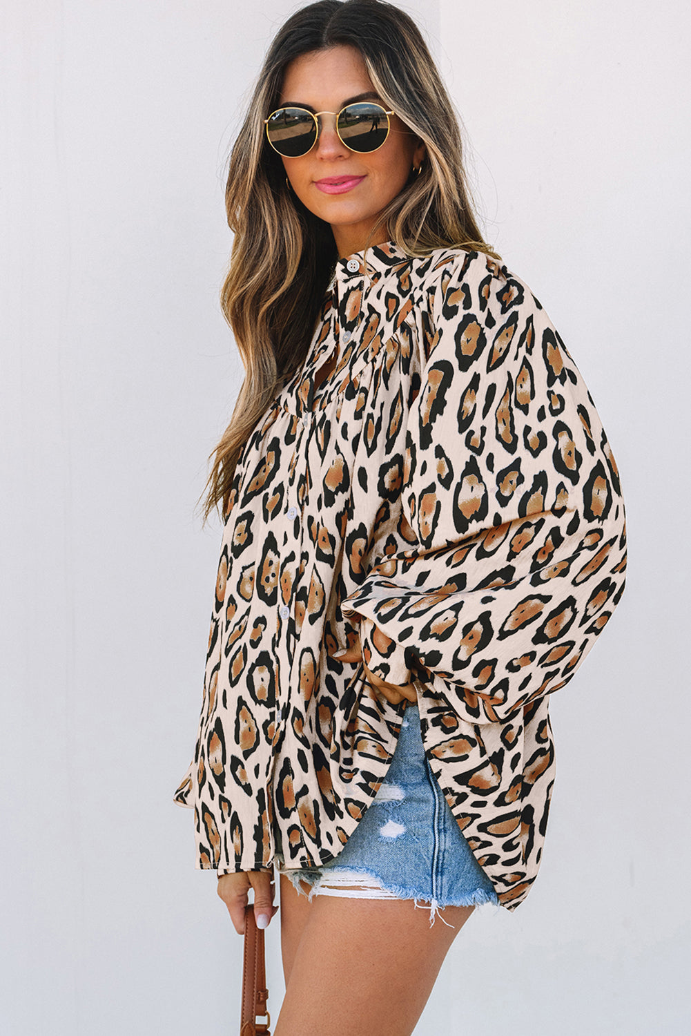 Wild Side Oversized Leopard Shirt
