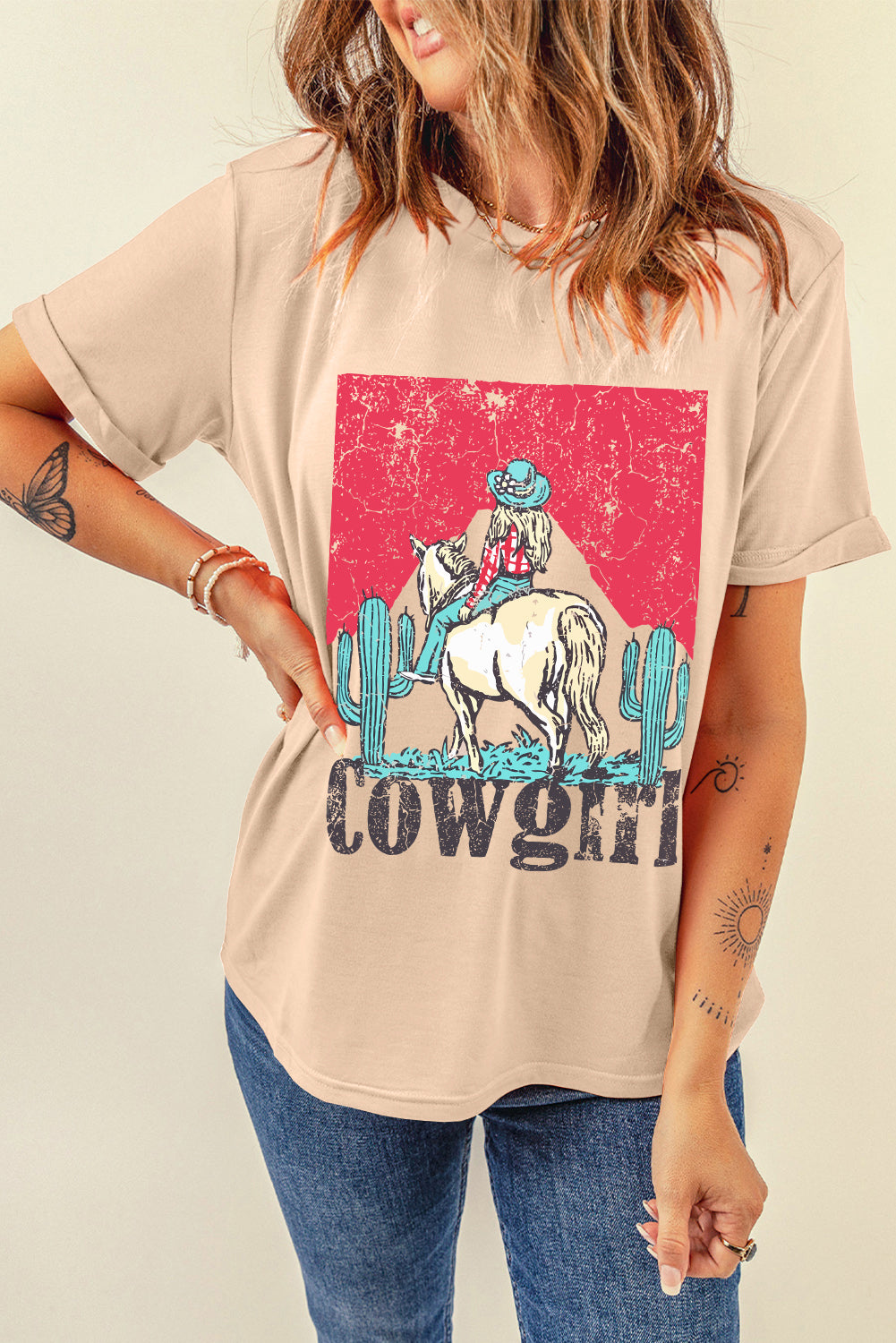 Cowgirl Rodeo Western Graphic Tee