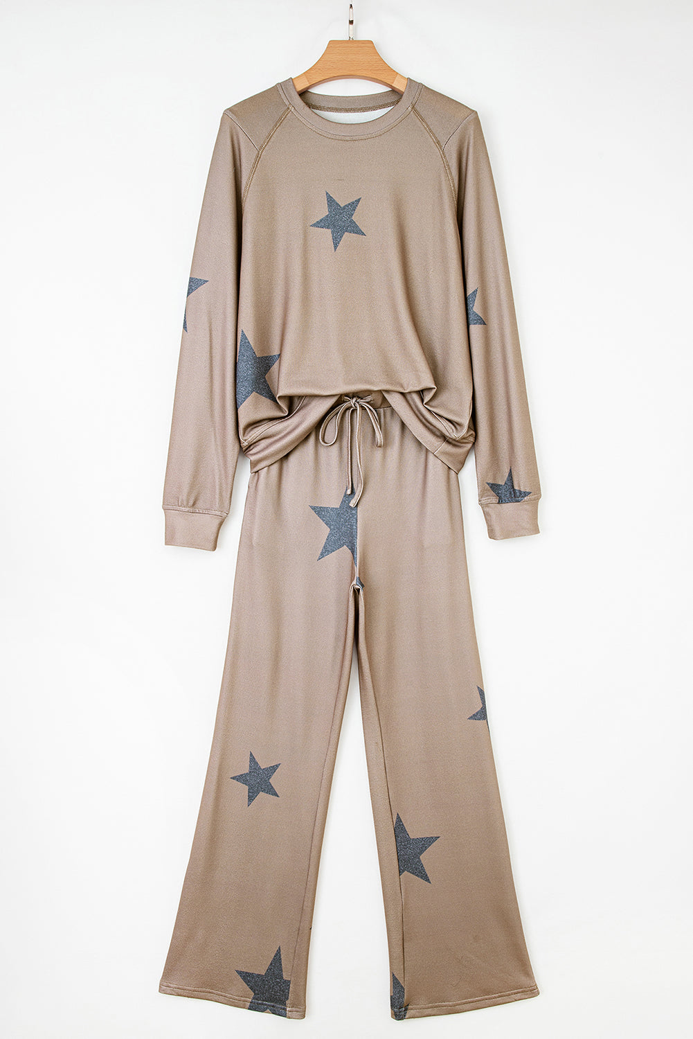Retro Star Wide Leg Lounge Set