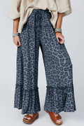 Wild Side Leopard Wide Leg Pants