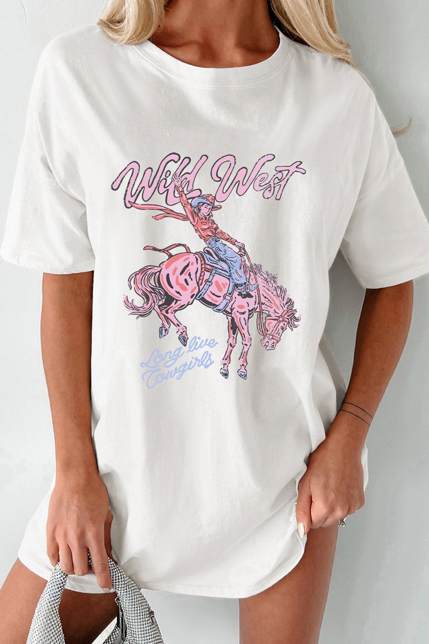 Wild West Cowgirl Rodeo Tunic Tee