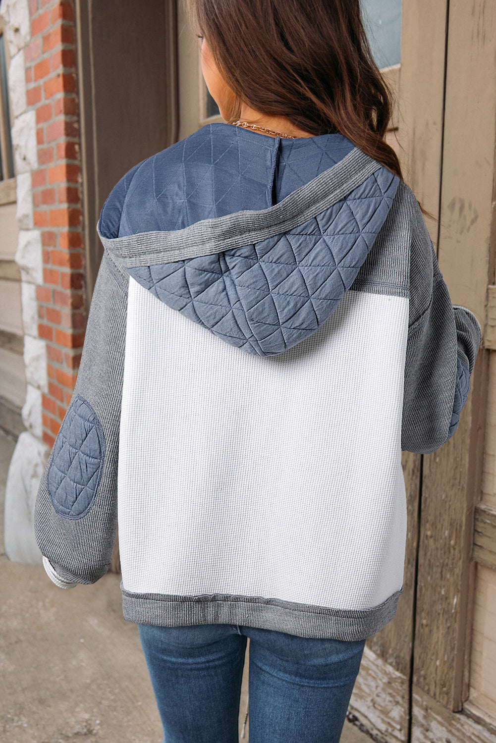 Jungle Green Quilted Hooded Jacket