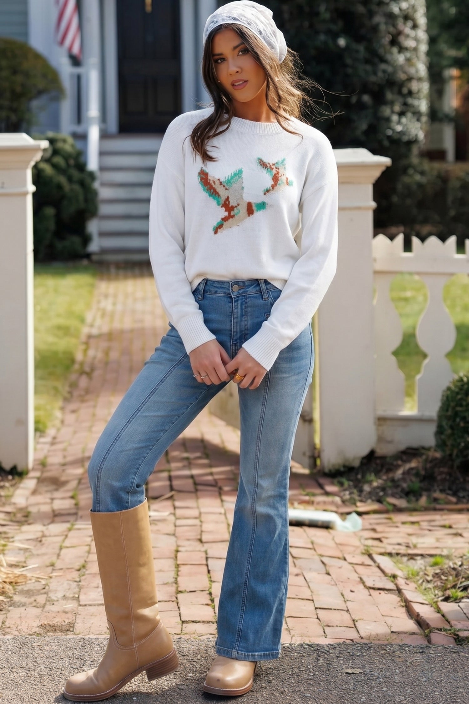 Mallard Country Pullover Sweater