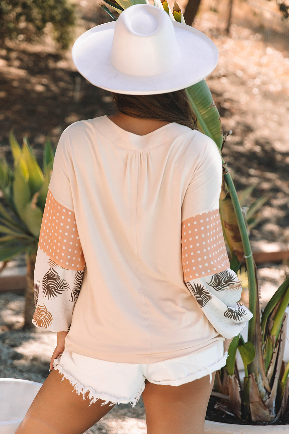 Prairie Patchwork Puff Sleeve Blouse