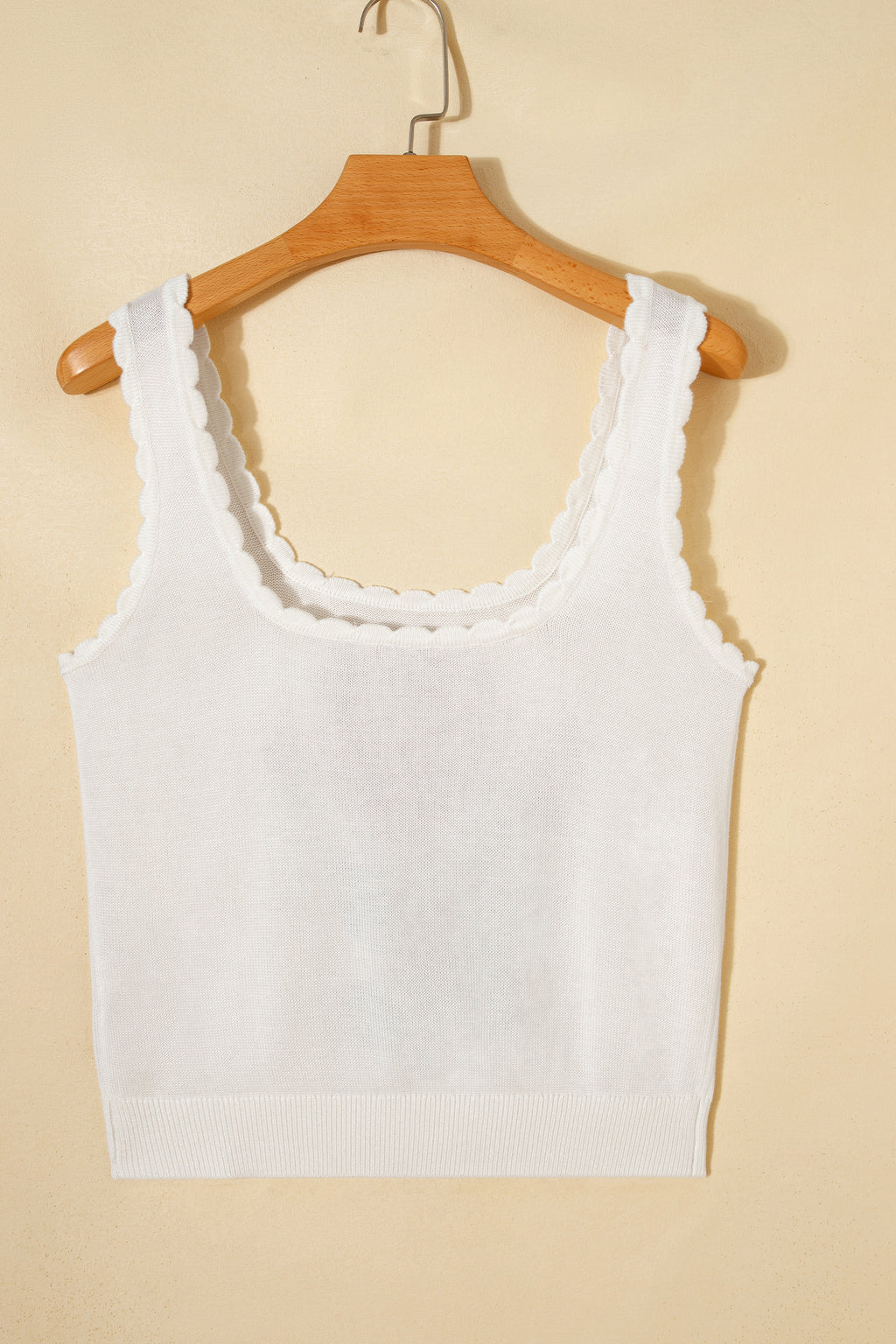 Prairie Floral Scalloped Sweater Vest