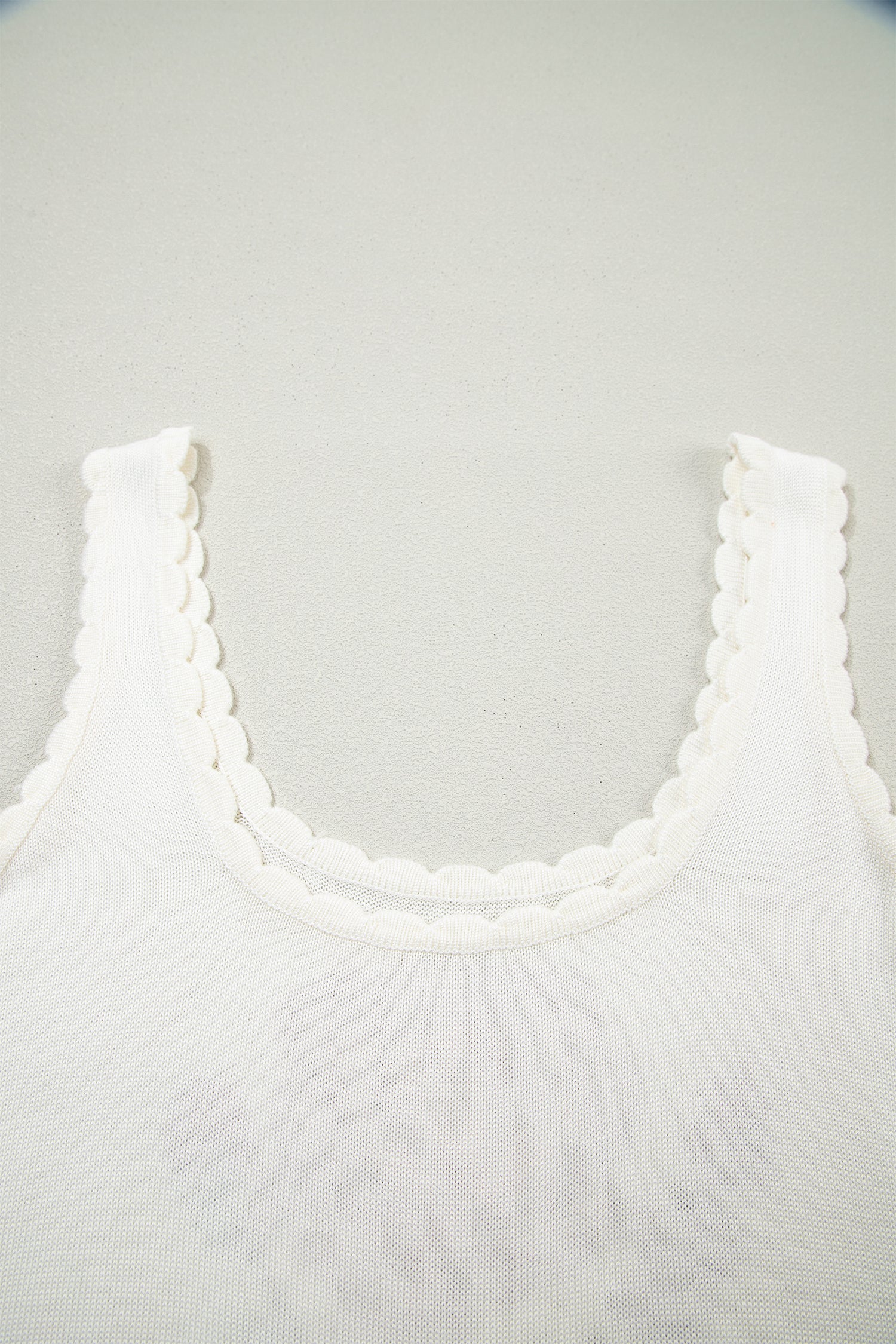 Prairie Floral Scalloped Sweater Vest