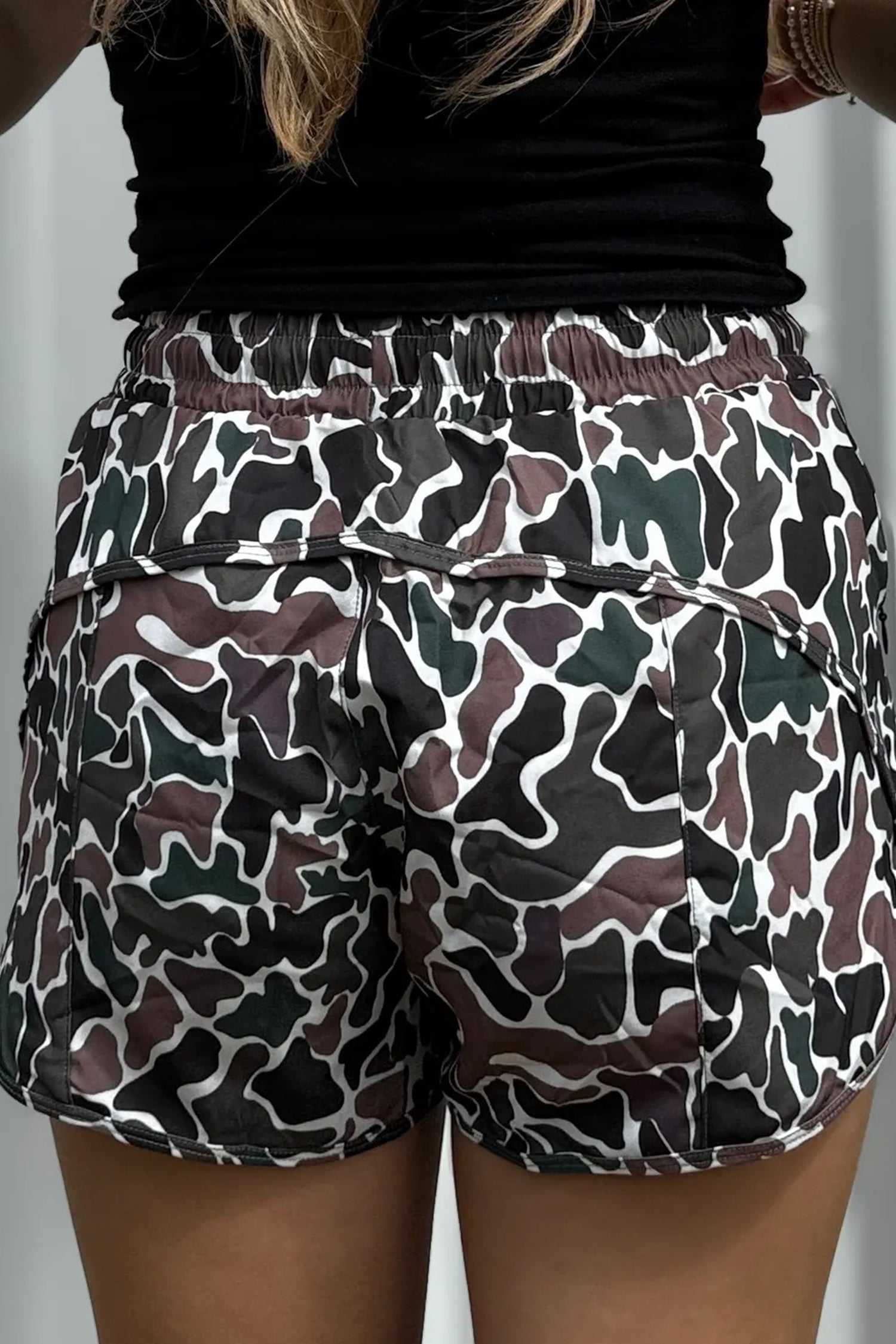 Retro Camo Athletic Shorts