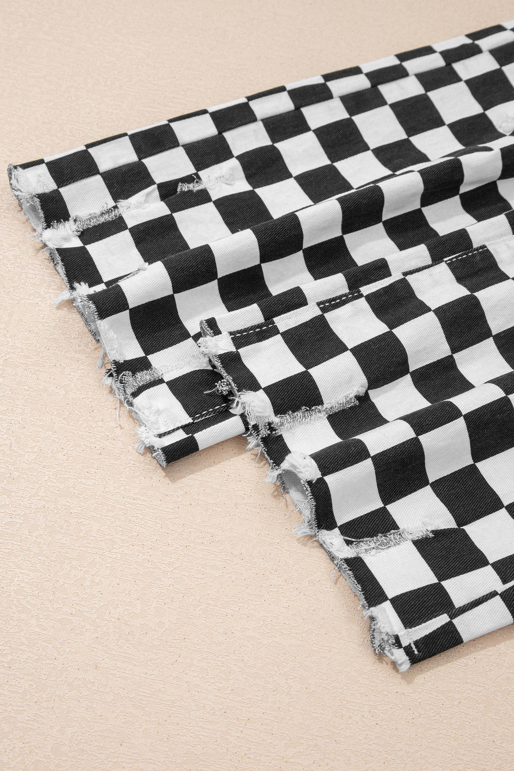 Rebel Checkerboard Distressed Jeans