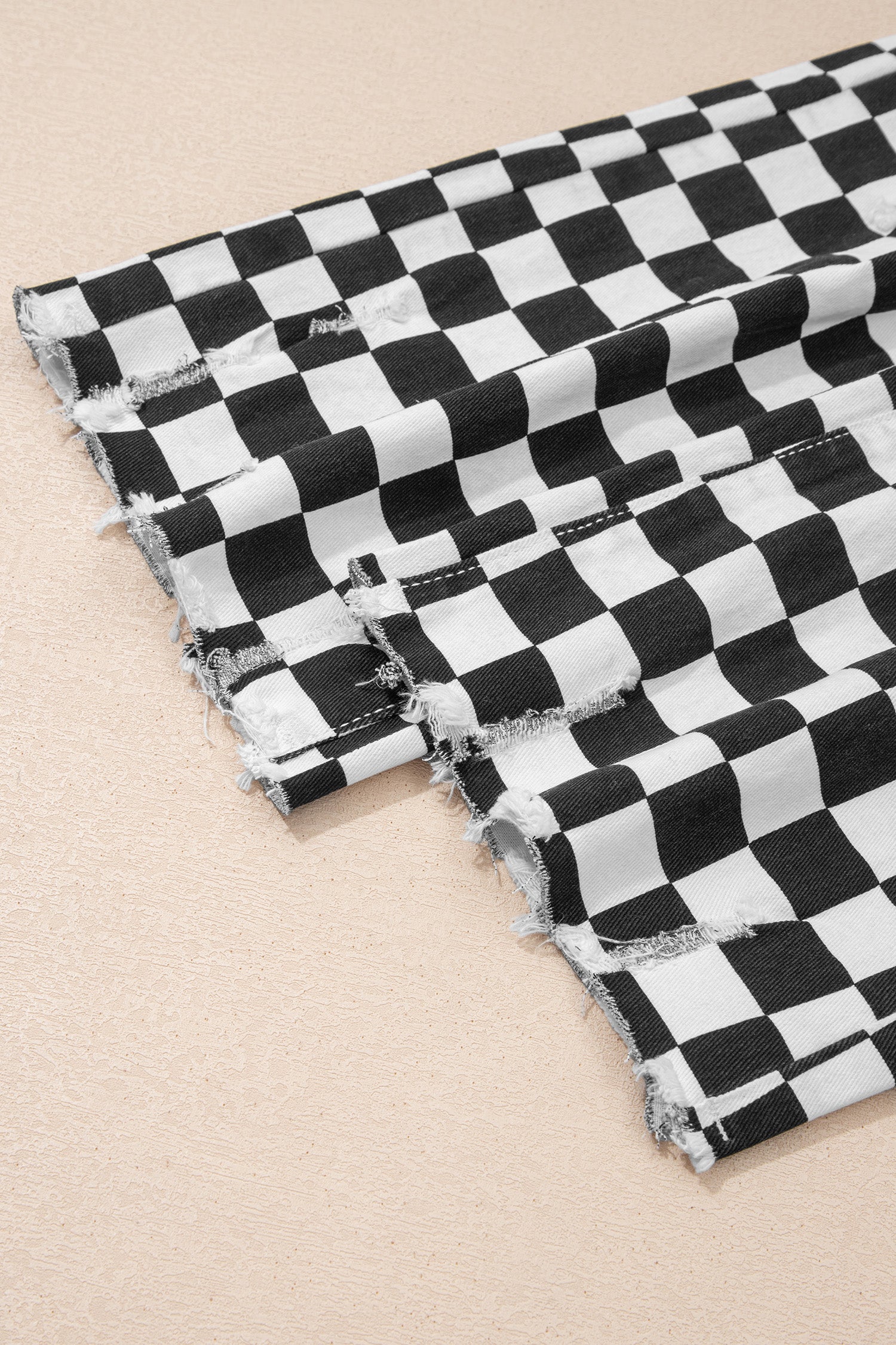 Rebel Checkerboard Distressed Jeans