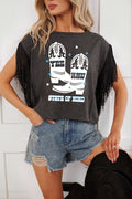 Yee Haw State of Mind Fringe Tee