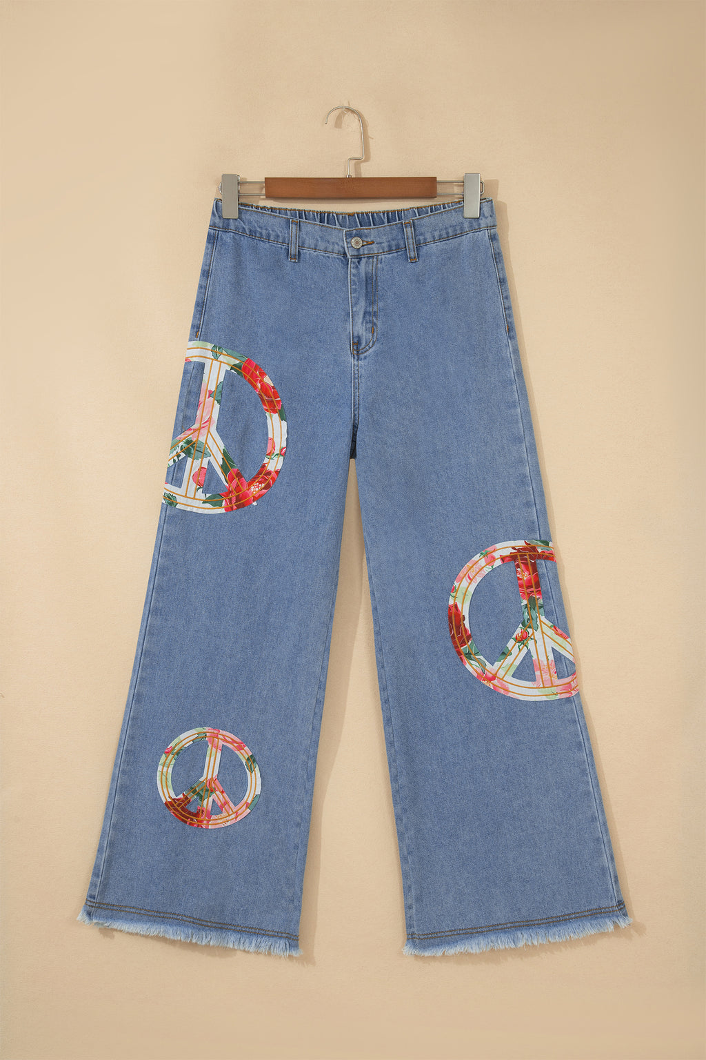 Flower Power Wide Leg Jeans