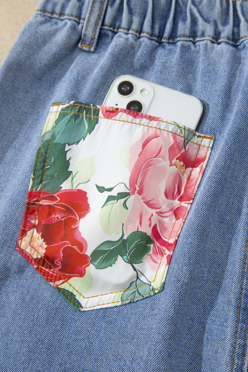 Flower Power Wide Leg Jeans