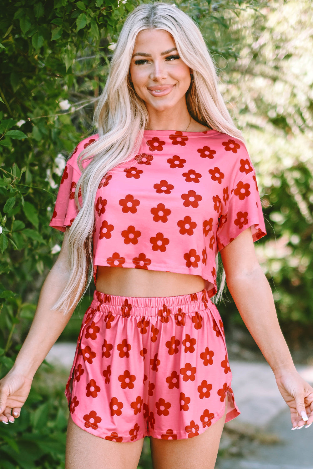Vintage Rose Floral Lounge Set