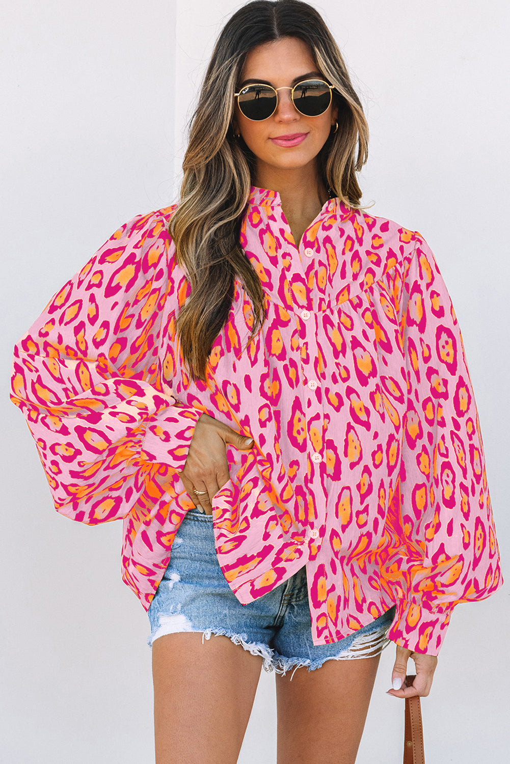 Wild Side Oversized Leopard Shirt