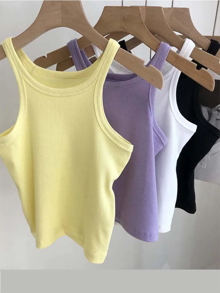 Sexy Cropped Camisole Tank Top