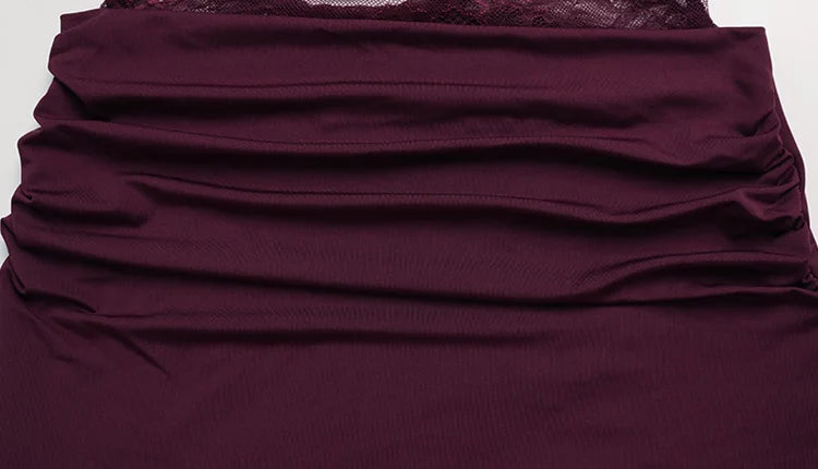 Sheer Lace Long Sleeve Bodycon Dress