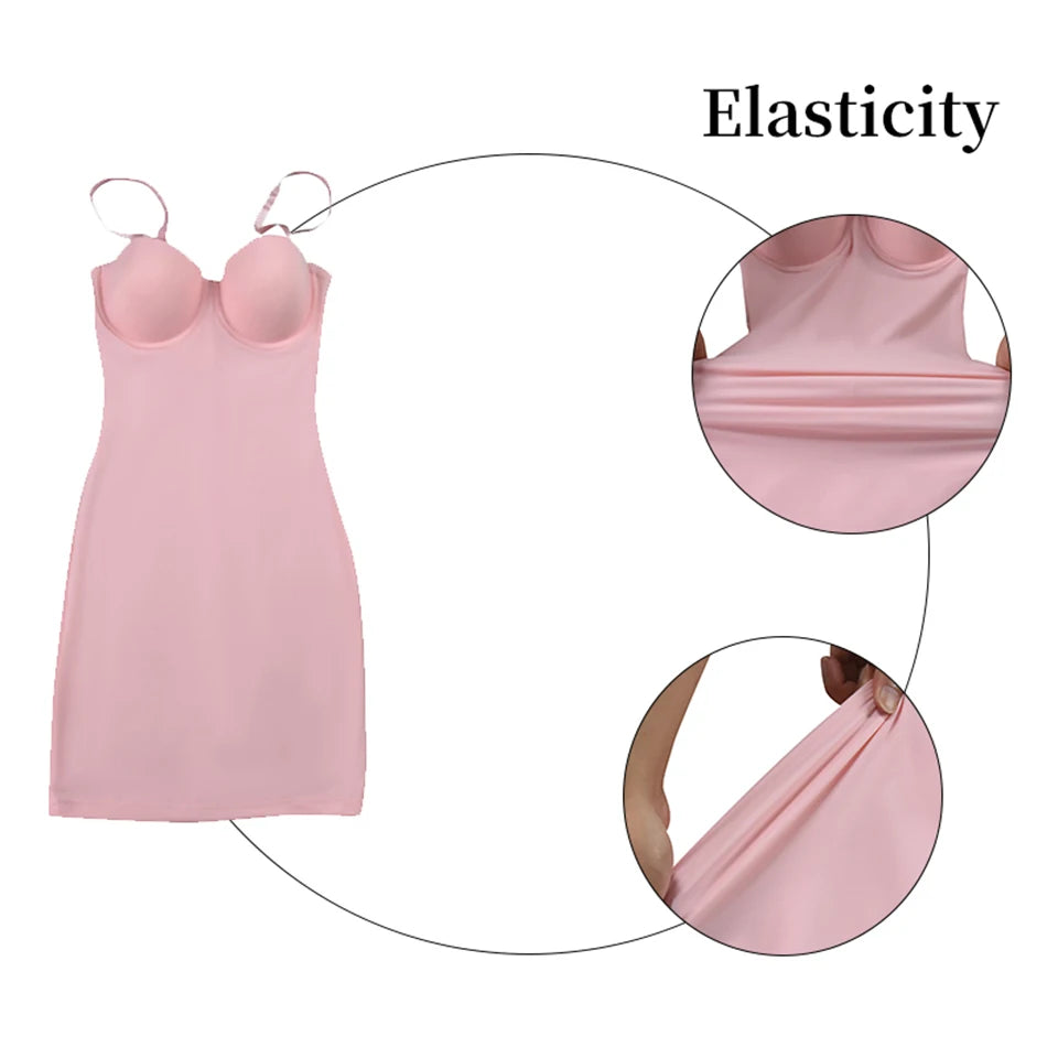 Backless Skinny Strap Bodycon Mini Dress