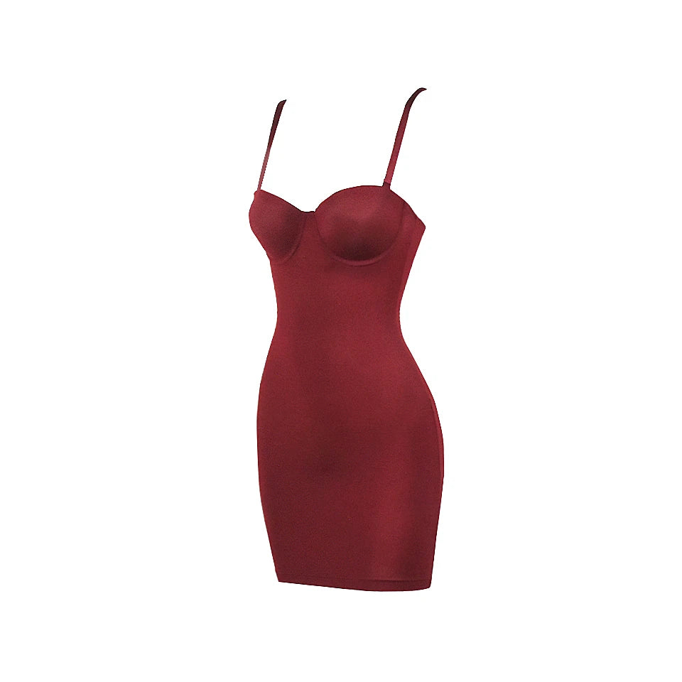 Backless Skinny Strap Bodycon Mini Dress