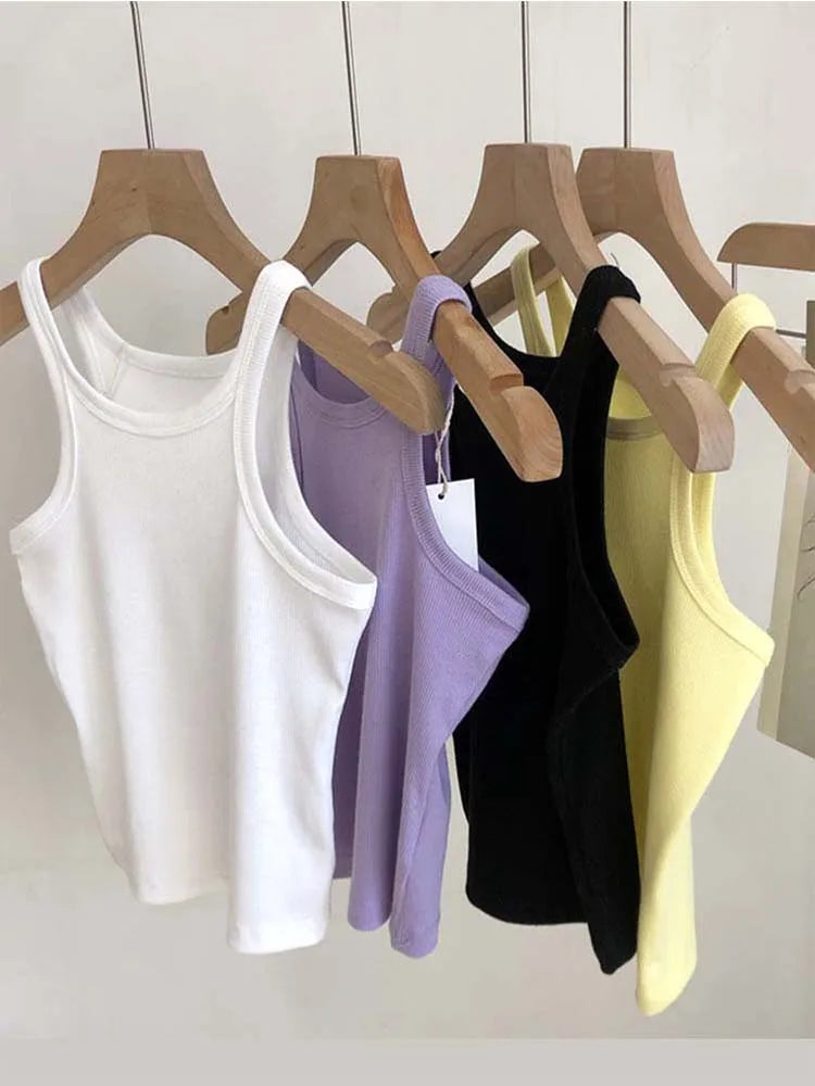 Sexy Cropped Camisole Tank Top