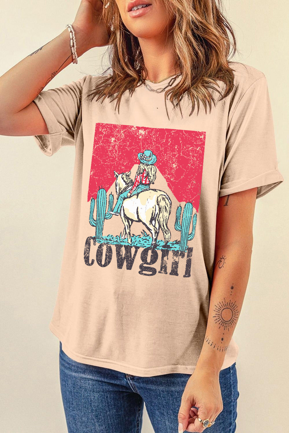 Cowgirl Rodeo Western Graphic Tee